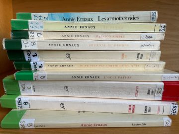Franse Literatuurlezing – Annie Ernaux – door Marie Masi