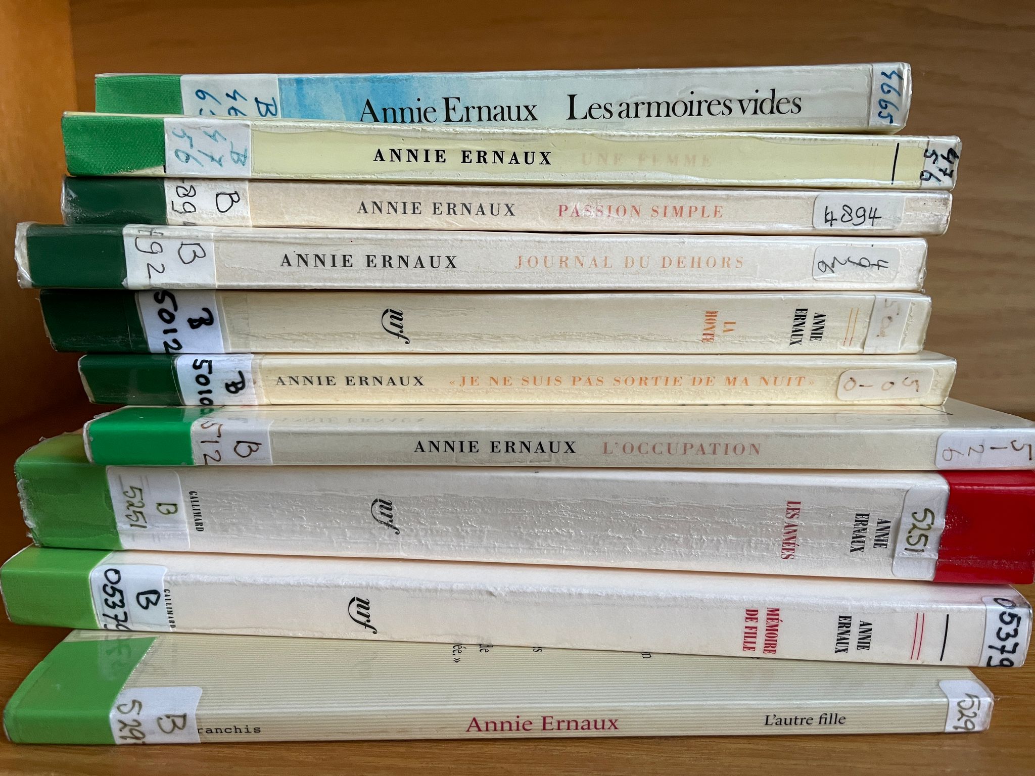 Nobelprijs voor Literatuur naar Annie Ernaux