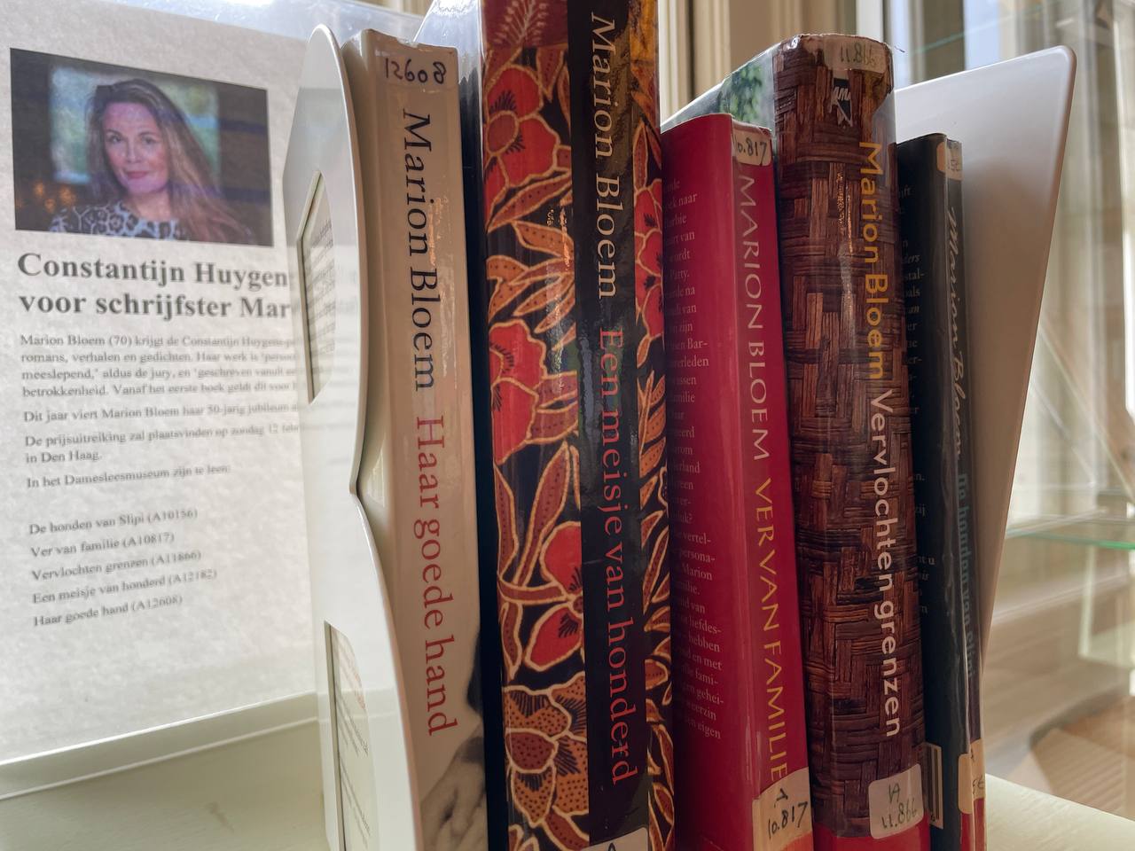 Constantijn Huygensprijs voor schrijfster Marion Bloem