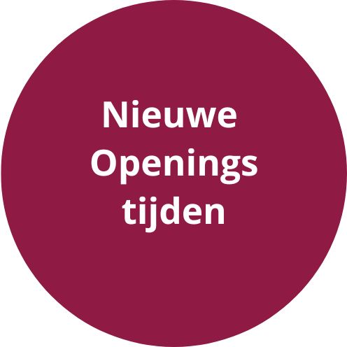 Nu ook op donderdagmiddag open