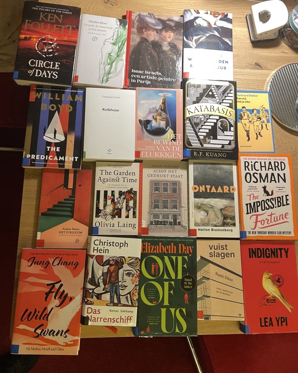 De eerste nieuwe boekentafel van 2026